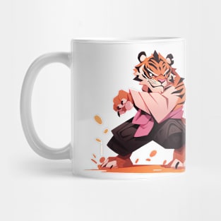 karate tiger Mug